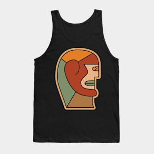 Futuristic Robotic Humanoid Tank Top